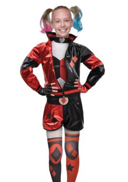 Harley Quinn DC Girl Kostuum Kinderen