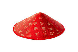 Chinees Hoedje Rood