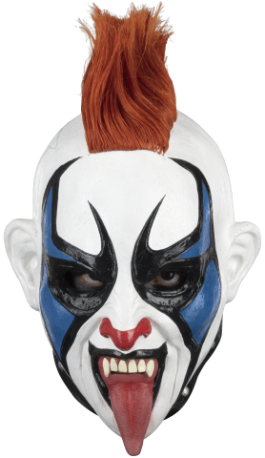 Volledig Hoofdmasker - Psyco Clown