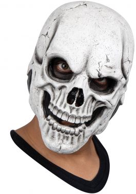 Volledig Hoofdmasker - Bonejangles White