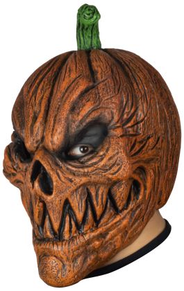 Volledig Hoofdmasker - Pumpkin Ghoul