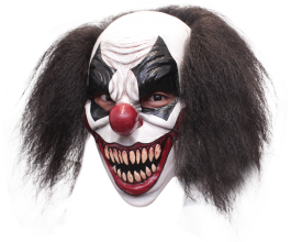 Volledig Hoofdmasker met Haar - Darky the Clown