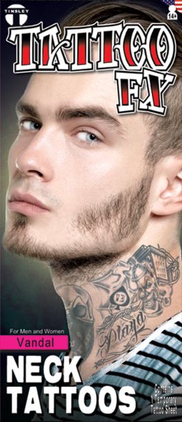 Vandal Neck Tattoo - 6 Pack