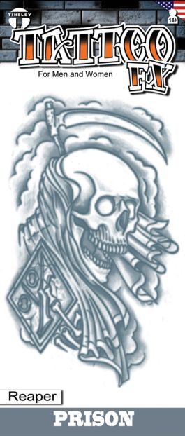 Prison Tattoos - Reaper - 6 Pack