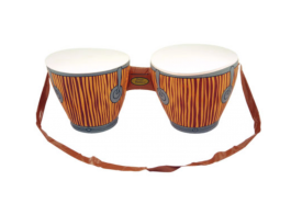 Inflatable Bongo Drums with Strap (27x25x62 CM)