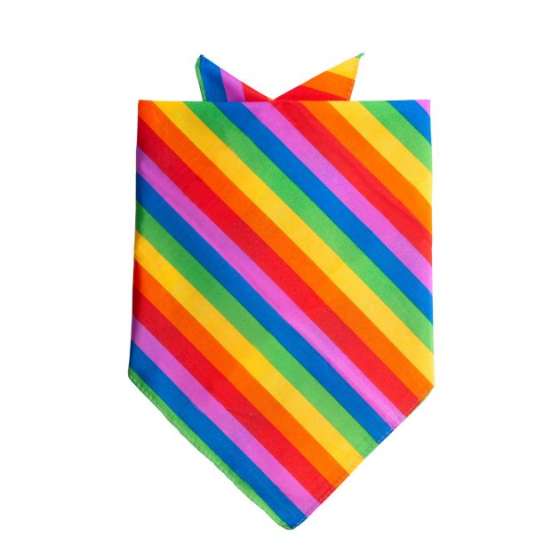 Bandana Regenboog - 52 x 55 cm - 12 Pack