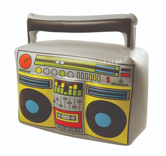 Opblaasbare Radio Boombox - 6 Pack