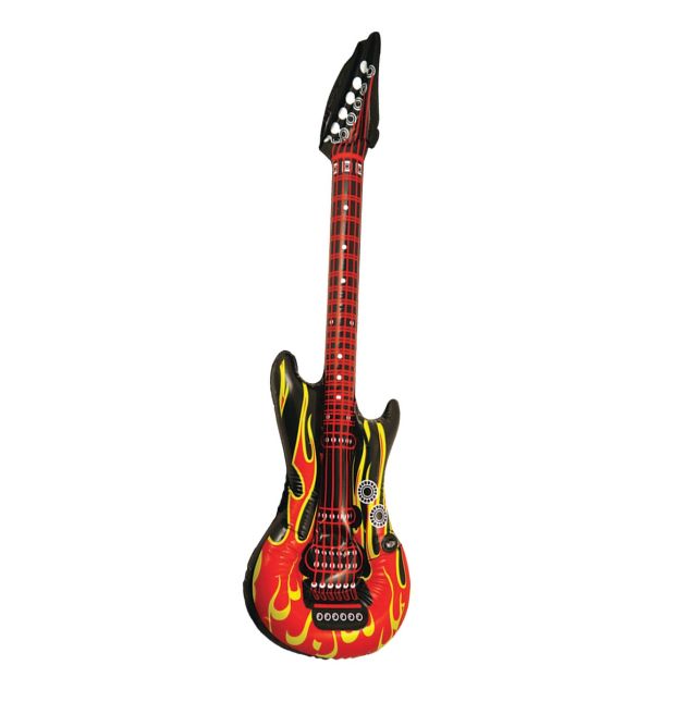 Opblaasbare Gitaar Flame 106 cm - 6 Pack